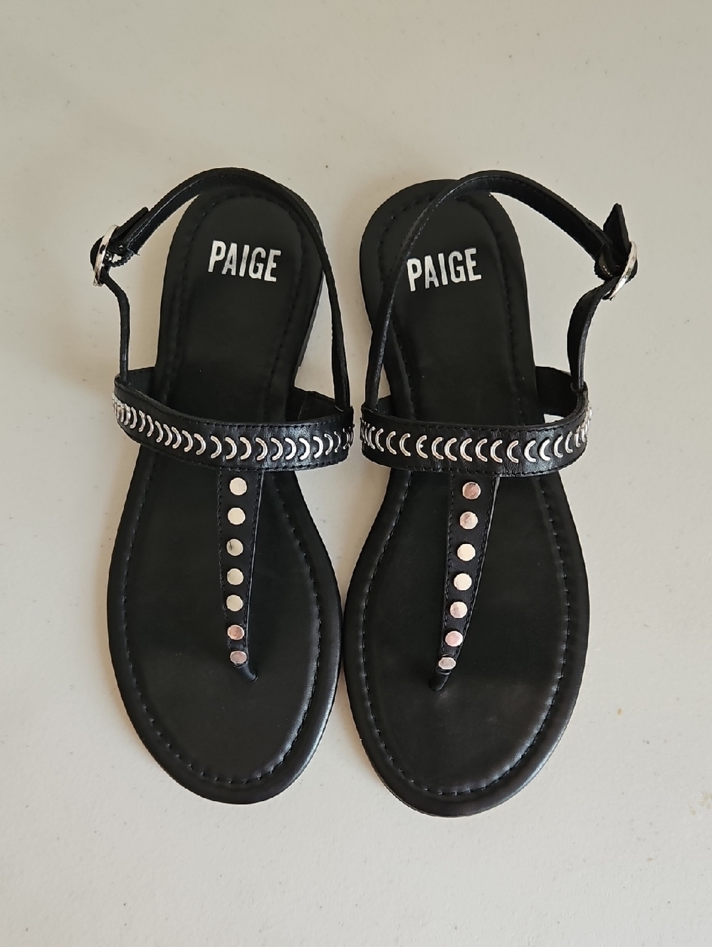 PAIGE  Delia Slingback Sandal in Black